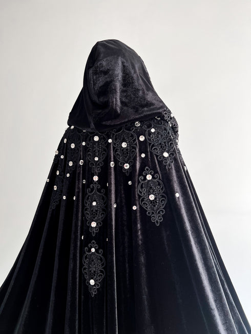 Cape with rhinestones